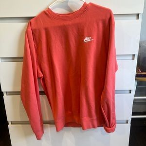 Coral Nike CREWNECK